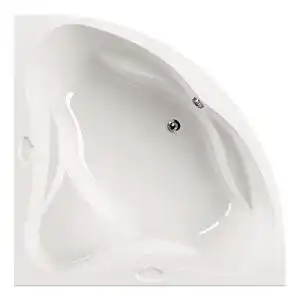 Eckbadewanne AquaSu Acryl-Eckwanne Meleo 140 x 140 cm, weiß