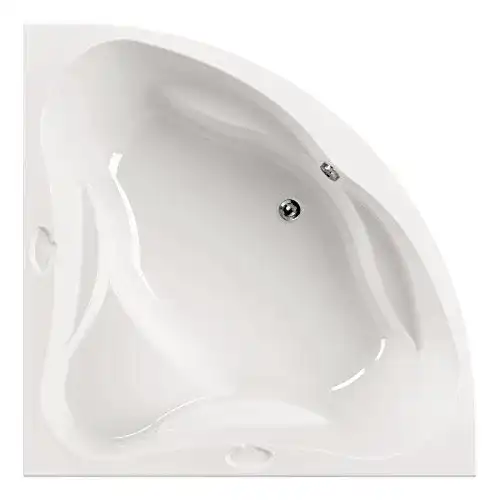 Eckbadewanne AquaSu Acryl-Eckwanne Meleo 140 x 140 cm, weiß