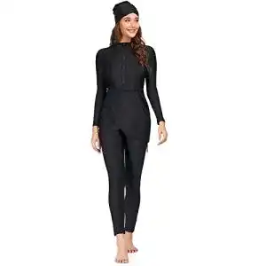 Burkini OBEEII Muslimische Badeanzüge für Frauen 3-teilig
