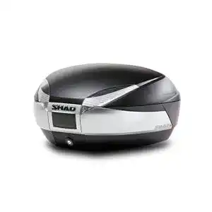 Shad-Topcase Shad D0B48400 Top Case SH48 Titanium, Schwarz