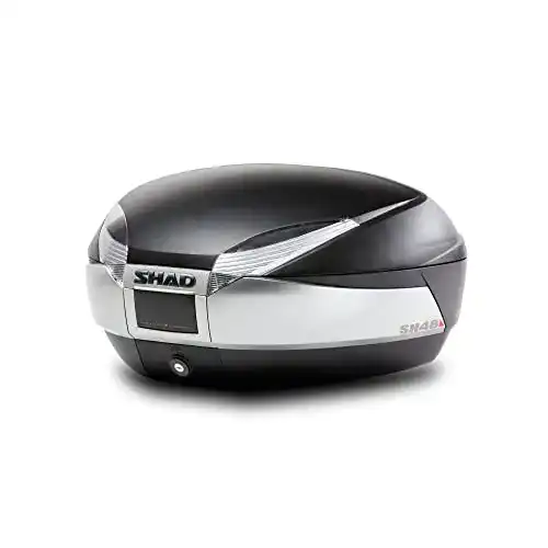 Shad-Topcase Shad D0B48400 Top Case SH48 Titanium, Schwarz