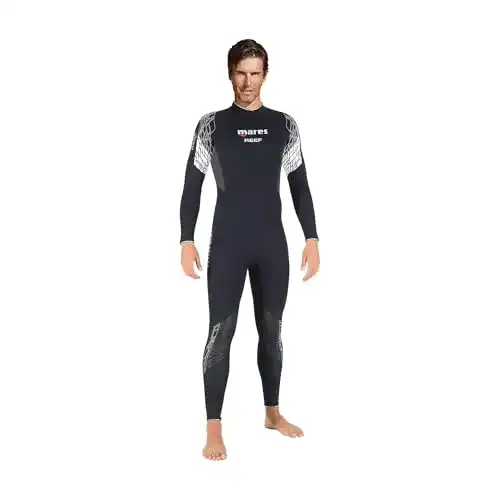 Taucheranzug Herren Mares Herren Reef 3mm Wetsuit, Schwarz, S2