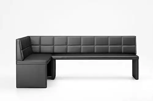 Eckbank MyStyleWood Marta Schwarz, stabiles Holzgestell