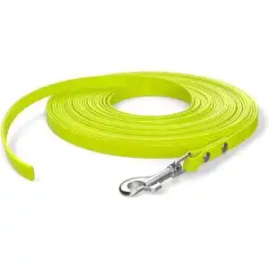 Schleppleine SNOOT 10m, Hundeleine, 1 Karabiner, Neon-Gelb