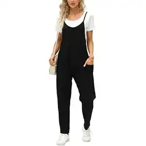 Latzhose Damen Ebifin Arbeitshose Sommer Lose Overall Jumpsuit