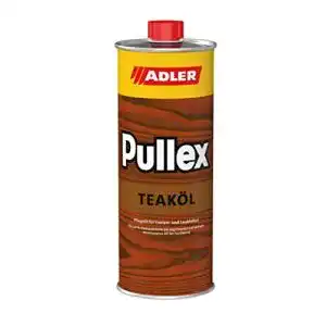 Teaköl ADLER Pullex Holzöl Innen & Außen Farbe Teak Braun 1l