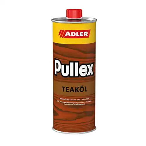 Teaköl ADLER Pullex Holzöl Innen & Außen Farbe Teak Braun 1l