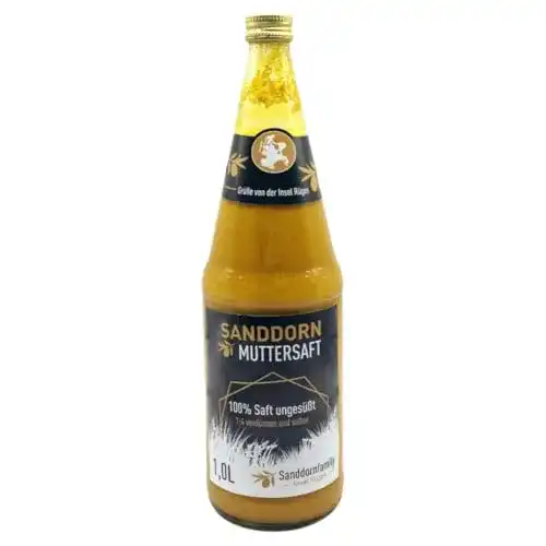 Sanddornsaft Sanddornfamily Rügener Sanddorn Muttersaft 1l