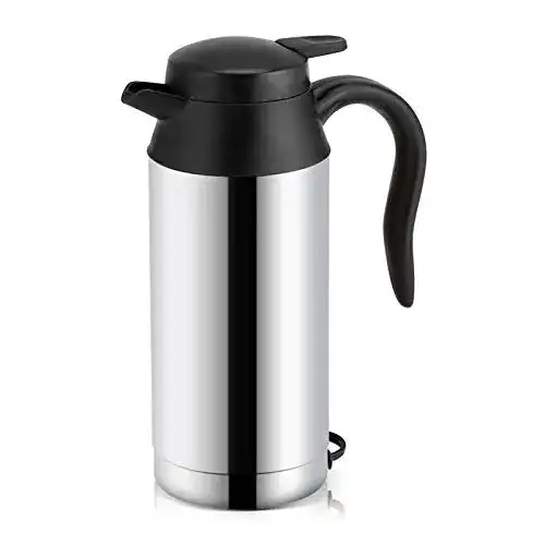 Wasserkocher 12 Volt Garsent 750ml, Edelstahl 12V