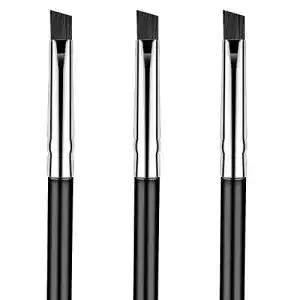 Eyeliner-Pinsel Patelai Lidstrich Pinsel 3 Stück, abgewinkelt