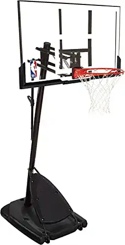 Basketballkorb Spalding Basketballanlage NBA Portable, transparent