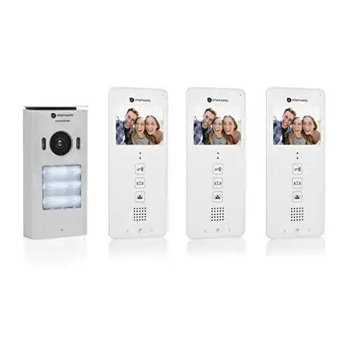 Video-Türsprechanlage 3-Familienhaus Smartwares DIC-22132