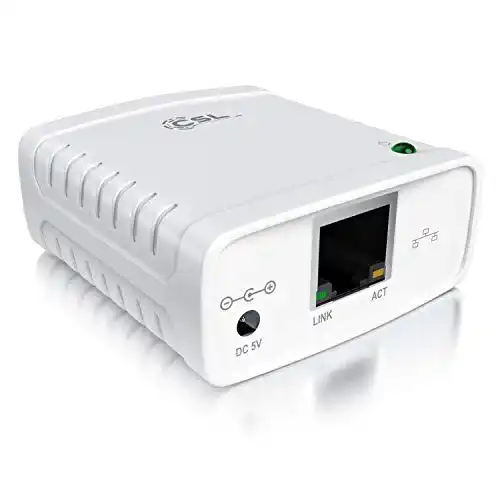 Printserver CSL-Computer CSL, LAN Druckerserver, USB2.0