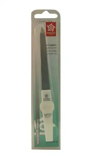 Saphir-Nagelfeile Pfeilring, weiß, 16 cm