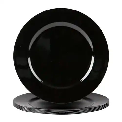 Platzteller Argon Tableware 6 Stück Metallic Charger Plate Set