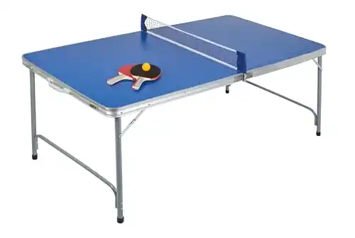 Outdoor-Tischtennisplatte Idena 40464 – Tischtennisplatte compact, klappbar, 160 x 80 x 70 cm