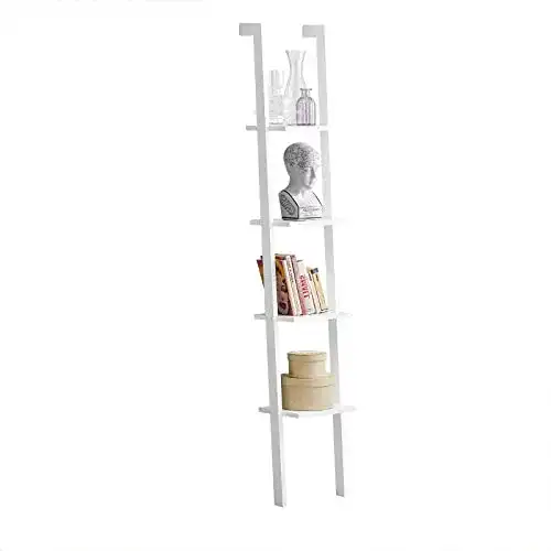 Leiterregal SoBuy FRG15-W Wandregal mit vier Böden Breit: 33cm