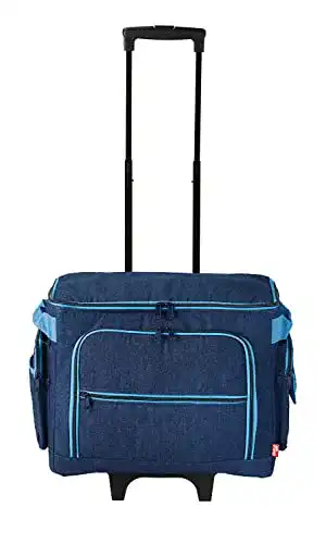 Nähmaschinen-Trolley Prym 612633 Jeans – 44 x 22 x 36 cm