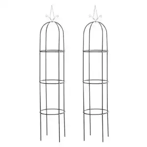 Rosenobelisk CLP Rosensäule Romantika V2 aus Metall 2er Set