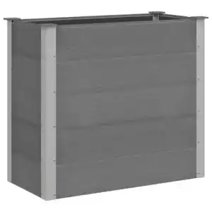 Hochbeet (Kunststoff) vidaXL Garten Hochbeet 100x50x91cm Grau