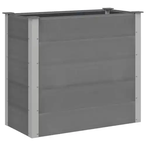 Hochbeet (Kunststoff) vidaXL Garten Hochbeet 100x50x91cm Grau