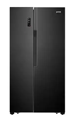 Kühlschrank schwarz Gorenje NRS 918 EMB Kühl-Gefrierkombi