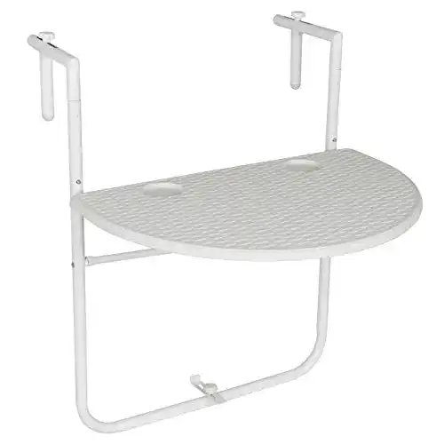 Balkonhängetisch Nexos Balkontisch Wandklapptisch 59,5 x 40 cm
