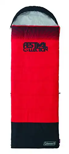 Coleman-Schlafsack Coleman Schlafsack Festival Single, rot-grau