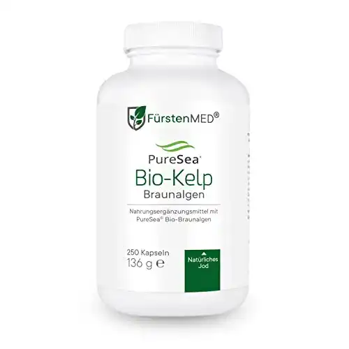 Die beste Kelp FürstenMED ® Bio, Natürliches Jod, 250 vegane Kapseln 2026 Test Bestseller Kelp FürstenMED ® Bio, Natürliches Jod, 250 vegane Kapseln