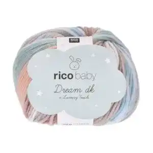 Vegane-Wolle Rico Baby Dream dk Fb. 010, weiche Babywolle