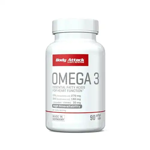 Die beste Omega-3-Kapseln Body Attack Sports Nutrition Omega-3 Kapseln 2026 Test Bestseller Omega-3-Kapseln Body Attack Sports Nutrition Omega-3 Kapseln