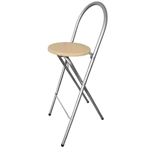 Barhocker KMH ® zusammenklappbar mit Buchendekor