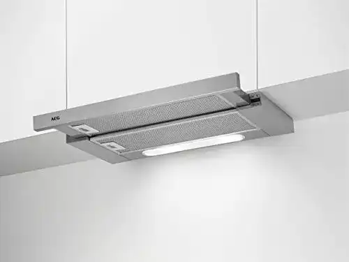 Flachschirmhaube AEG DPB5652M, Abluft oder Umluft, 60cm