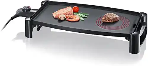 Severin-Tischgrill SEVERIN KG 2388 Tischgrill 2.200 W, mit Hotzone