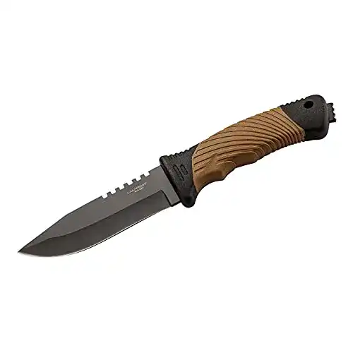 Herbertz-Messer Herbertz Gürtelmesser, Stahl AISI 420, schwarz
