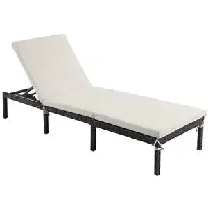Songmics-Sonnenliege SONGMICS mit 5 cm dicker Auflage