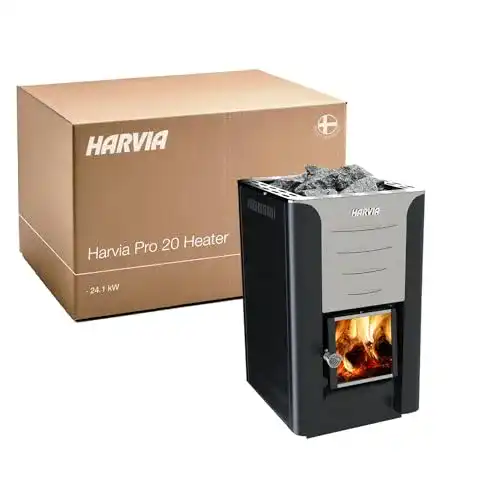 Saunaofen 8 kW Harvia 20 Pro Saunaofen 24,1 kW BImSchV Stufe 2