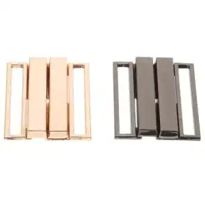 Bikiniverschluss PRETYZOOM 2Pcs 40Mm Metallbandverschluss Taille