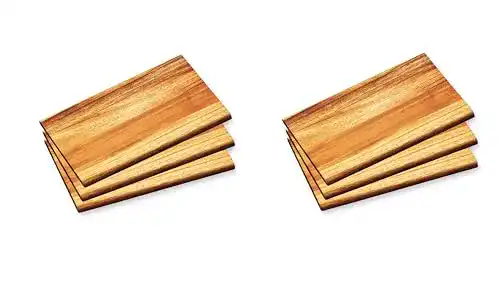 Frühstücksbrettchen Holz Kesper 6x Frühstücksbrett Akazie