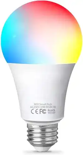 Smarte Glühbirne Fitop Alexa Glühbirne Smart Lampe E27, WLAN