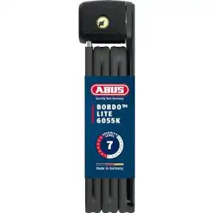 ABUS-Faltschloss ABUS Faltschloss Bordo Lite 6055K/85 mit Halterung