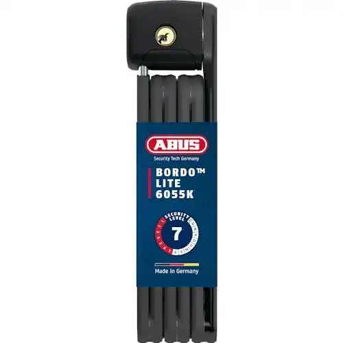 Die beste ABUS-Faltschloss ABUS Faltschloss Bordo Lite 6055K/85 mit Halterung 2026 Test Bestseller ABUS-Faltschloss ABUS Faltschloss Bordo Lite 6055K/85 mit Halterung