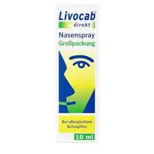Allergie-Nasenspray Livocab ® direkt Nasenspray (10 ml) Akuthilfe