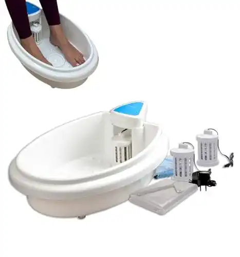Ionen-Fußbad Hydrosana Fuß-Elektrolyse-Bad Komplett-Set Weiß