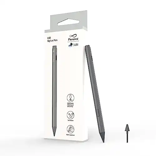 USI-Stift Penoval USI Stylus Pen für Chromebook mit Radiergummi