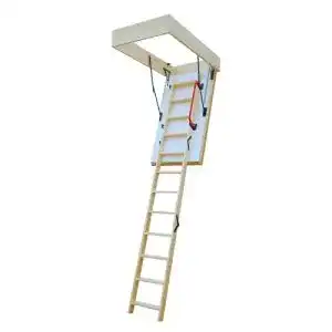 Bodentreppe 120×60 Dachbodentreppe EXTREME Holz