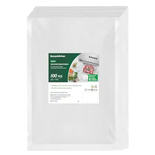 Vakuumierbeutel Bonsenkitchen Profi Vakuumbeutel, 100 Beutel