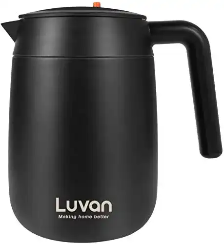 Isolierkanne 1 Liter Luvan 1 Liter Vakuum isolierte Kaffeekanne