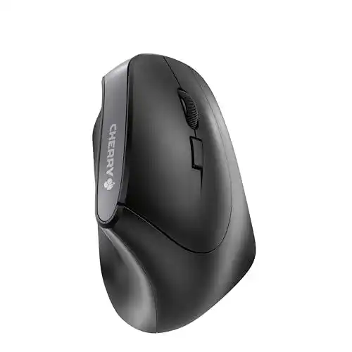 Ergonomische Maus (kabellos) CHERRY MW 4500, im 45° Design