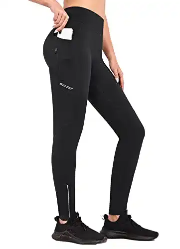 Fahrradbekleidung Damen BALEAF Winter Fahrradhose Lang